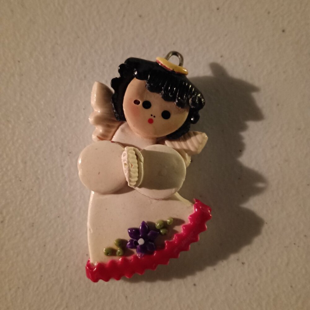 Christmas Angel Ornament Vintage Dough Bread